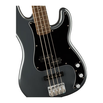 Squier - Affinity Series Precision Bass PJ Charcoal Frost Metallic with Laurel Fingerboard : image 2