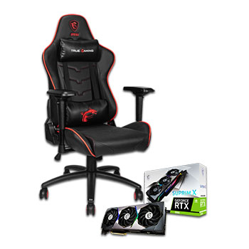 MSI NVIDIA GeForce RTX 3090 SUPRIM X & MSI MAG CH120X Gaming Chair ...