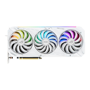 ASUS NVIDIA GeForce RTX 3080 10GB ROG Strix OC White Ed.V2 LHR Ampere Graphics Card : image 2