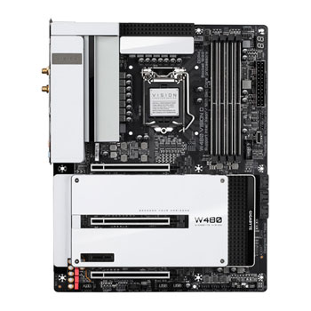 Gigabyte Intel W480 VISION D Open Box ATX Motherboard : image 2