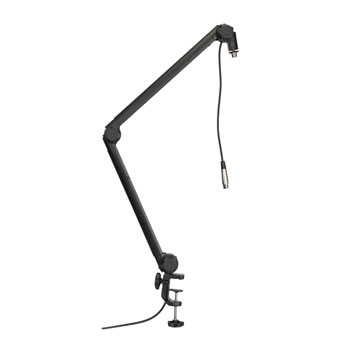 Gator Frameworks Desk-Mounted Broadcast/Podcast Boom Arm Mic Stand