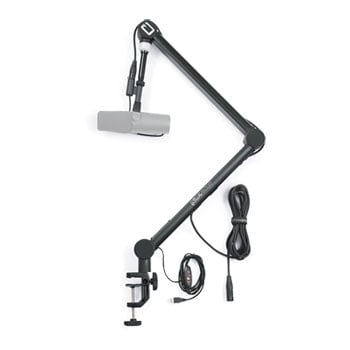Frameworks - Professional Broadcast Boom Mic Stand W/ Led Light