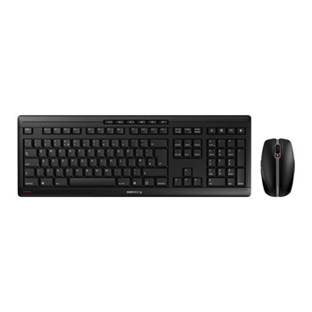 CHERRY STREAM DESKTOP RECHARGE Wireless QWERTY Keyboard + Mouse Combo