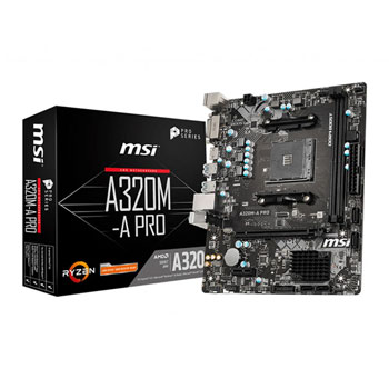 MSI AMD A320 A320M-A PRO Open Box MicroATX Motherboard