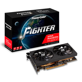 PowerColor AMD Radeon RX 6600 XT Fighter 8GB Graphics Card