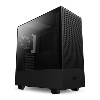 NZXT H510 Flow Compact Mid Tower Tempered Glass PC Gaming Case Matte Black : image 1