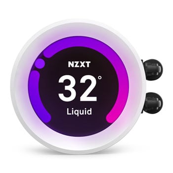 NZXT Kraken Z53 White RGB LCD All In One 240mm Intel/AMD CPU Water Cooler : image 2