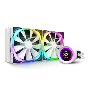 NZXT Kraken Z63 White RGB LCD All In One 280mm Intel/AMD CPU Water Cooler : image 1