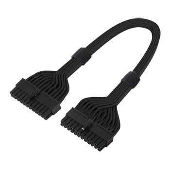 SilverStone 350mm ATX 24 Pin to 24 Pin Sleeved PSU Cable : image 1