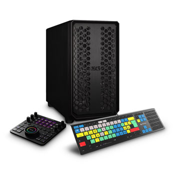 3XS Premiere Pro HD Editing Bundle with Loupedeck CT and EditorKeys Premiere Keyboard