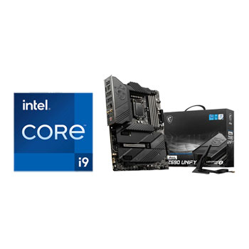 Intel Core i9 11900K OEM Processor with MSI Intel MEG Z590 UNIFY ATX Motherboard : image 1
