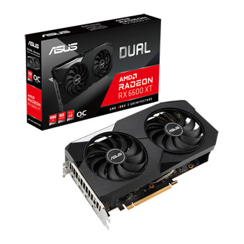 ASUS AMD Radeon RX 6600 XT DUAL OC 8GB Graphics Card LN119054