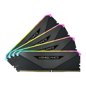 Corsair Vengeance RGB RT Gunmetal 64GB 3600MHz DDR4 Memory Kit : image 2