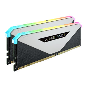 Corsair Vengeance RGB RT White 16GB 3600MHz DDR4 Memory Kit : image 1
