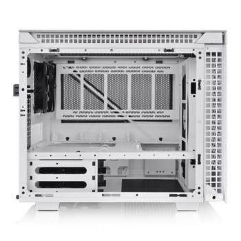 Thermaltake Divider 200 TG Air Snow Tempered Glass MicroATX PC Gaming Case : image 2