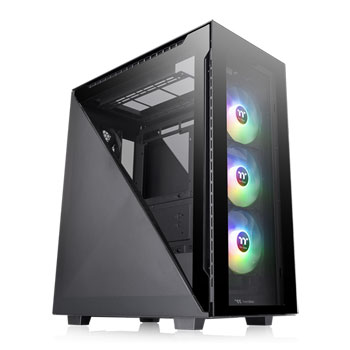 Thermaltake Divider 500 TG ARGB Black Tempered Glass Mid Tower PC Gaming Case : image 1