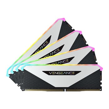 Corsair Vengeance RGB RT White 32GB 3200MHz DDR4 Memory Kit : image 2