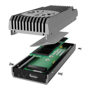 ICY BOX NVMe M.2 SSD USB-C External Enclosure : image 2