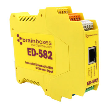 Brainboxes ED-582 Ethernet to 4 Channel RTD Input : image 1