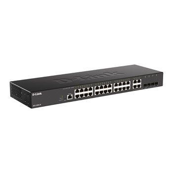 D-Link 28 Port Smart Managed Gigabit Switch with 4x SsP Ports