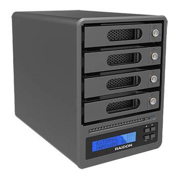 Raidon Four Bay 2.5”/3.5” External HDD/SSD Enclosure