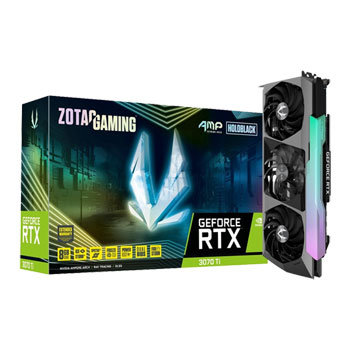 ZOTAC NVIDIA GeForce RTX 3070 Ti 8GB GAMING AMP Extreme Holo Ampere Graphics Card