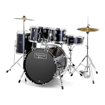 Mapex - Tornado Series Drum Kit - Royal Blue, 22