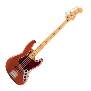 Fender - Player Plus Active Jazz Bass - Aged Candy Apple Red with Maple Fingerboard : image 1