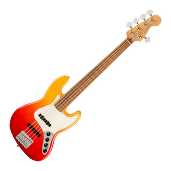 Fender - Player Plus Active Jazz Bass V - Tequila Sunrise with Pau Ferro Fingerboard