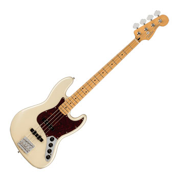 Fender - Player Plus Active Jazz Bass - Olympic Pearl with Maple Fingerboard : image 1