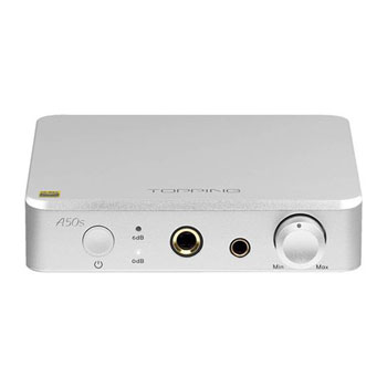 Topping - A50S Desktop Headphone Amp - Silver : image 2