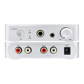 Topping - A50S Desktop Headphone Amp - Silver : image 3