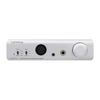 Topping - A30Pro, Desktop Headphone Amp - Silver : image 1