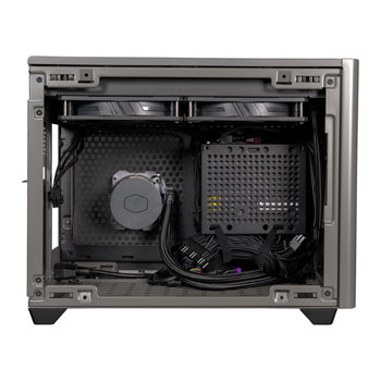 Cooler Master NR200P MAX UK Edition Mini Tower SFF PC Case inc 280mm AIO Cooler &  850W Gold PSU : image 3