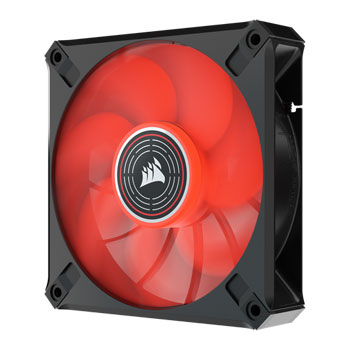 Corsair ML120 LED ELITE 120mm Red LED Fan Single Pack Black : image 3
