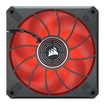 Corsair ML120 LED ELITE 120mm Red LED Fan Single Pack Black : image 4