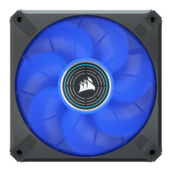 Corsair ML120 LED ELITE 120mm Blue LED Fan Single Pack Black : image 2