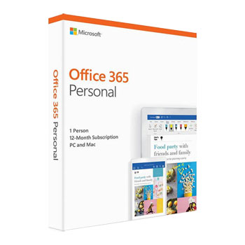 Microsoft 365 Personal Medialess - 1 Year