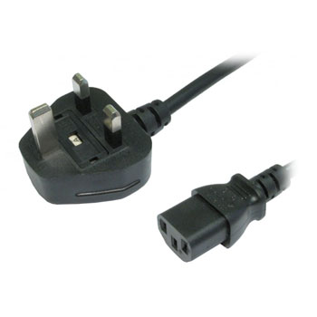 Xclio 3m Mains Kettle Lead UK Plug to C13 Power Cable/Cord : image 1