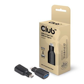 Club 3D USB Type-C to Type-A Dongle Adaptor
