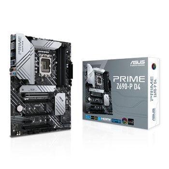 ASUS Intel Z690 PRIME Z690-P D4 DDR4 PCIe 5.0 ATX Motherboard ASUS Intel Z690 PRIME Z690-P D4 DDR4 PCIe 5.0 ATX Motherboard