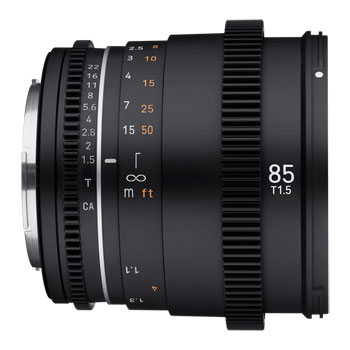 Samyang VDSLR 85mm T1.5 MK2 Prime Cine Lens (FE Mount) : image 2