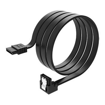 Akasa PROSLIM Super Slim SATA3 Right Angle Cable with Latch : image 1