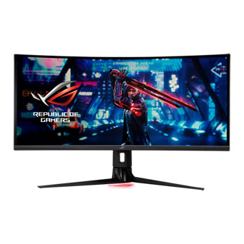 ASUS 34" UltraWide Quad HD 180Hz G-SYNC Compatible IPS HDR Curved Gaming Monitor : image 2