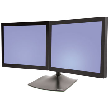 Ergotron DS100 Dual-Monitor Desk Stand, (Black) : image 1