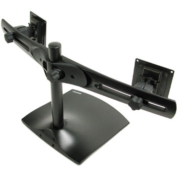 Ergotron DS100 Dual-Monitor Desk Stand, (Black) : image 2