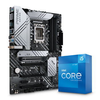 ASUS PRIME Z690-P WIFI D4 + Intel Core i5 12600K CPU Bundle : image 1