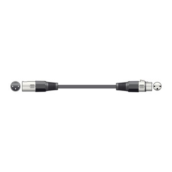 QTX - DMX Llighting lead, 3-pin XLR plug to 3-pin XLR socket - 6.0m : image 2