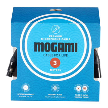 Mogami - Premium Female XLR To Male XLR Microphone Cable (3 Metres) : image 1