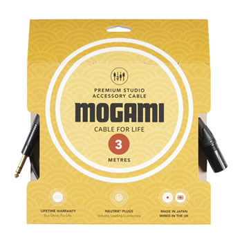 Mogami - Premium Jack To Male XLR Studio Accessory Cable (3 Metres) : image 1